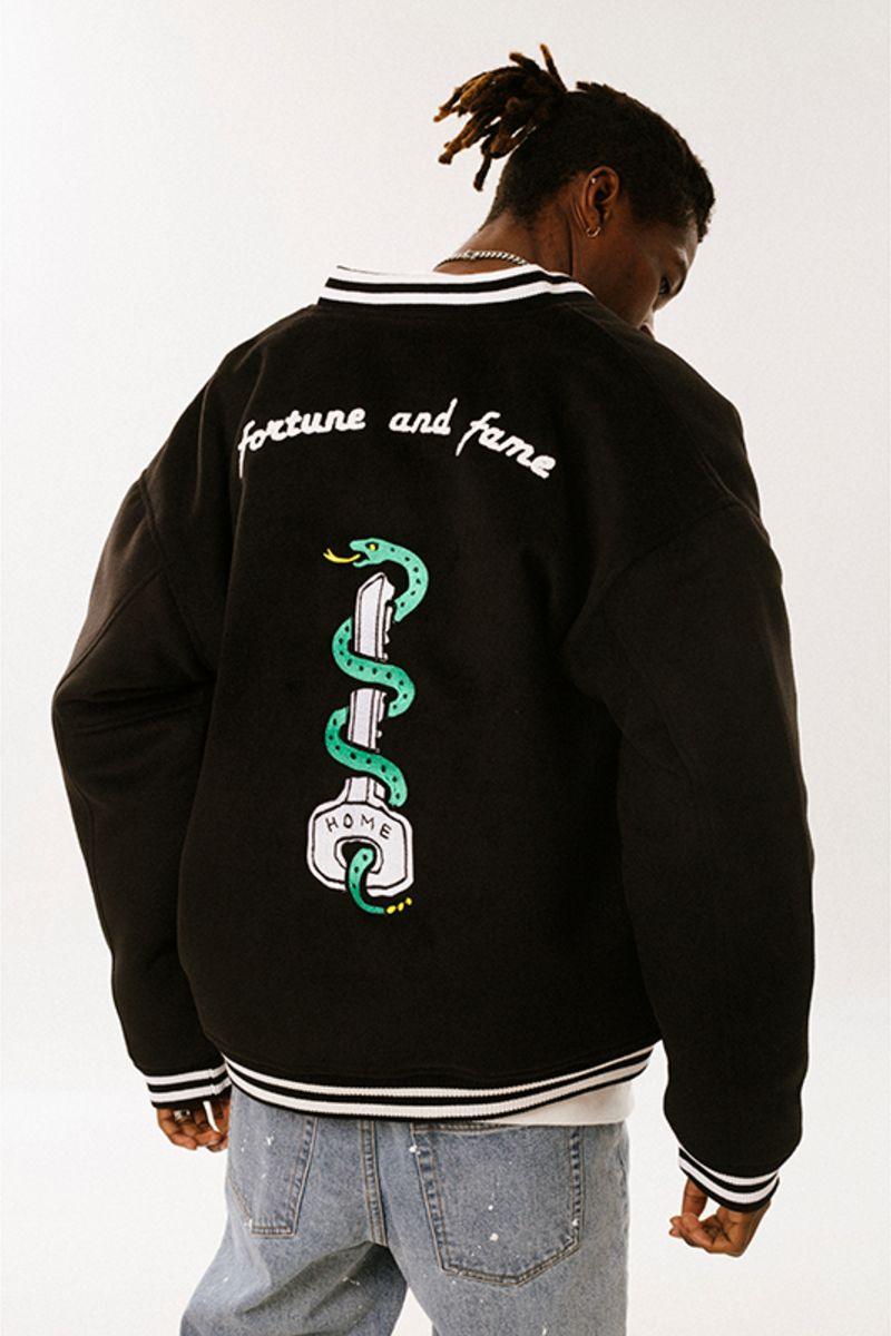 F&F Snake Varsity Jacket