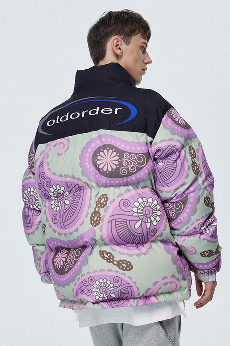 OO Cashew Print Down Jacket