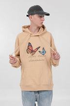 Center of Rotation Butteflies Print Hoodie