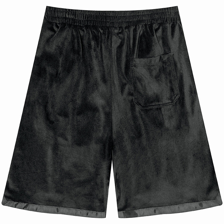 Old Order Velvet Logo Shorts