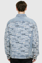 OO Full Print Logo Jeans Jacket