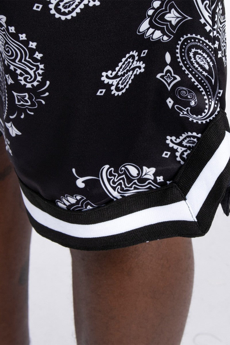 CZ Paisley Basketball Shorts