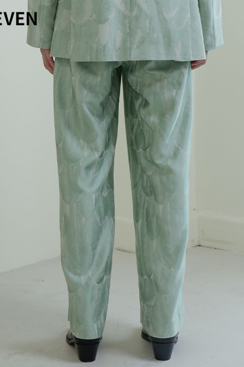 Mix7 Mint Green Suit Trousers - UK Only