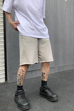 CZ Distressed Casual Shorts