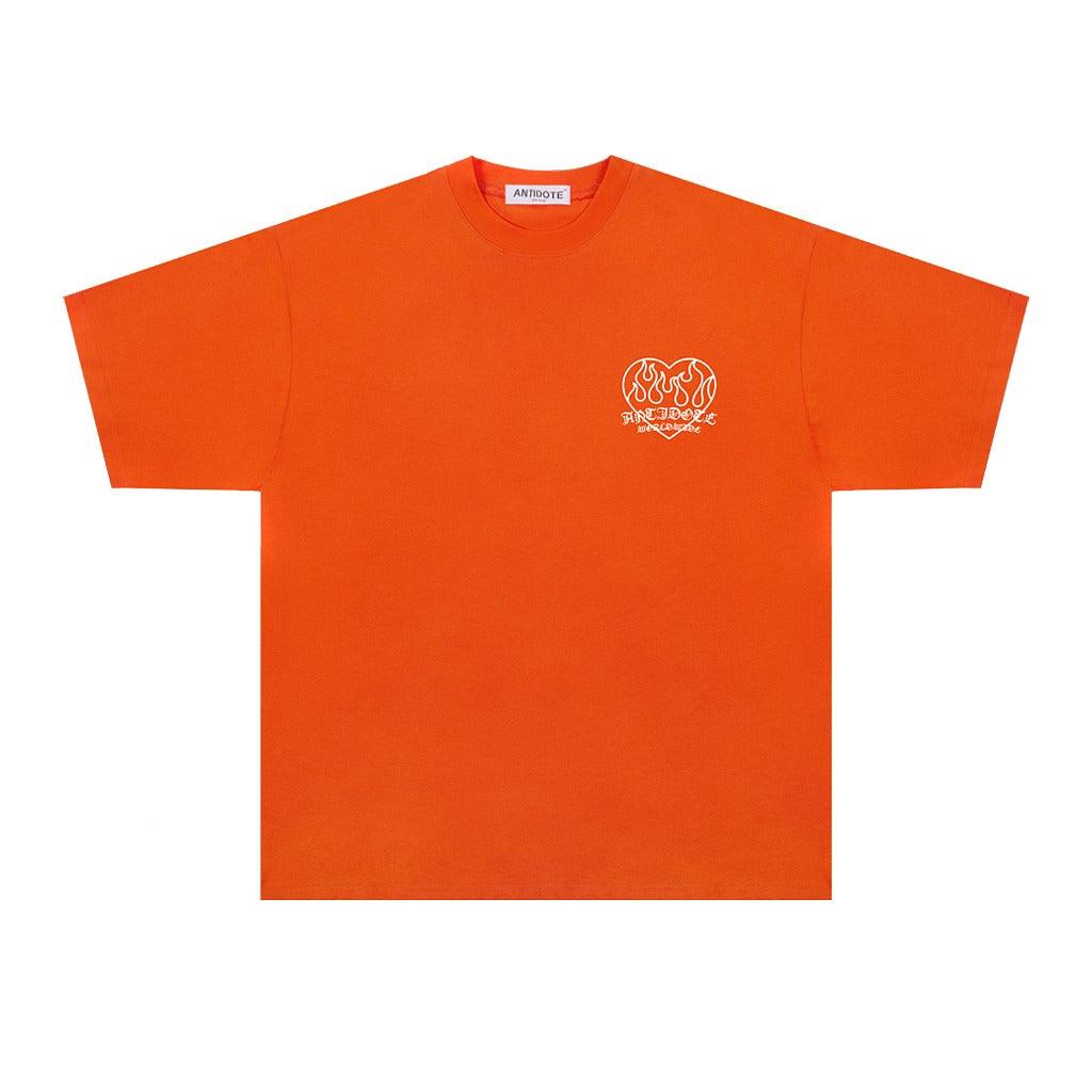 Antidote Flame Love Logo Print Tee