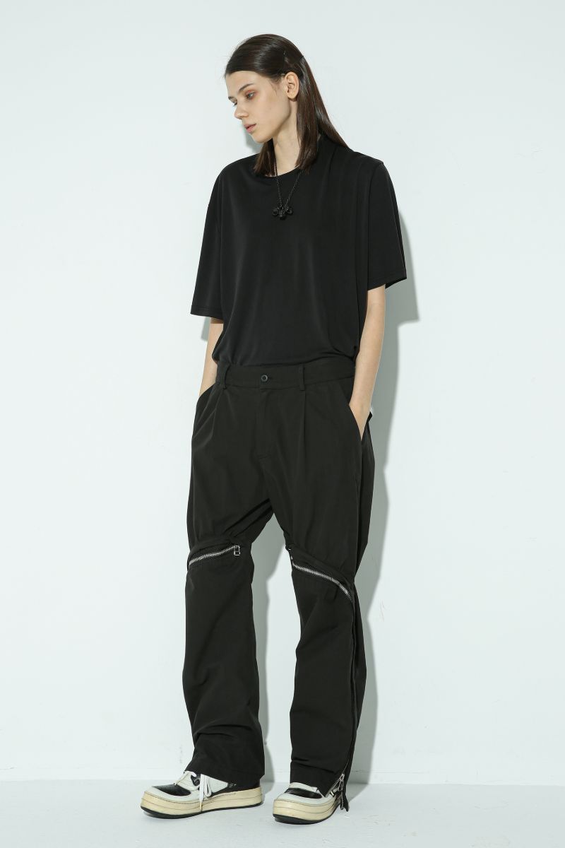 Unknown World Zipper Flared Trousers