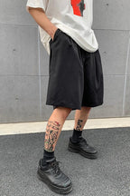 CZ Pleated Casual Shorts - UK Only