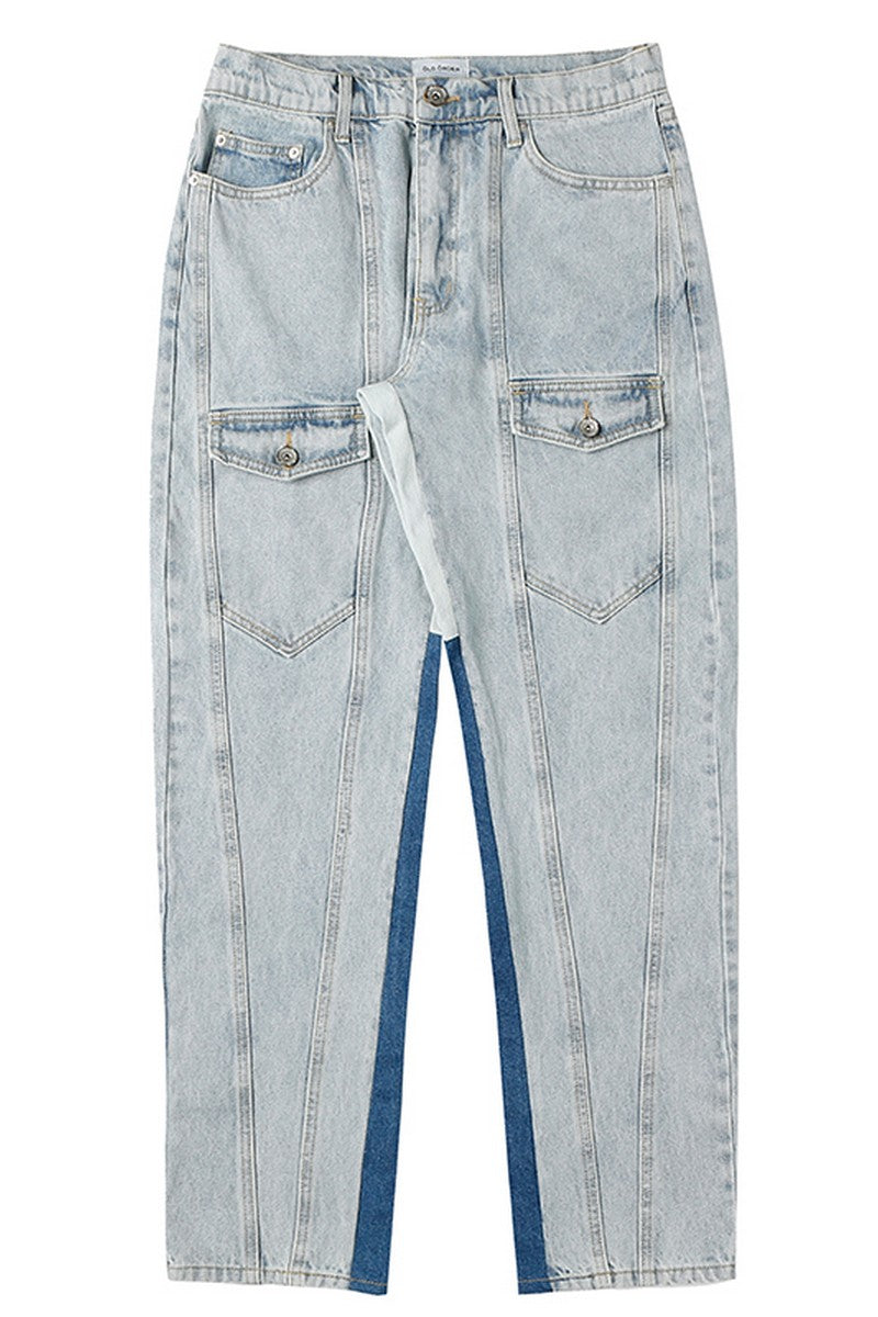 Old Order Front Pockets Washed Jeans