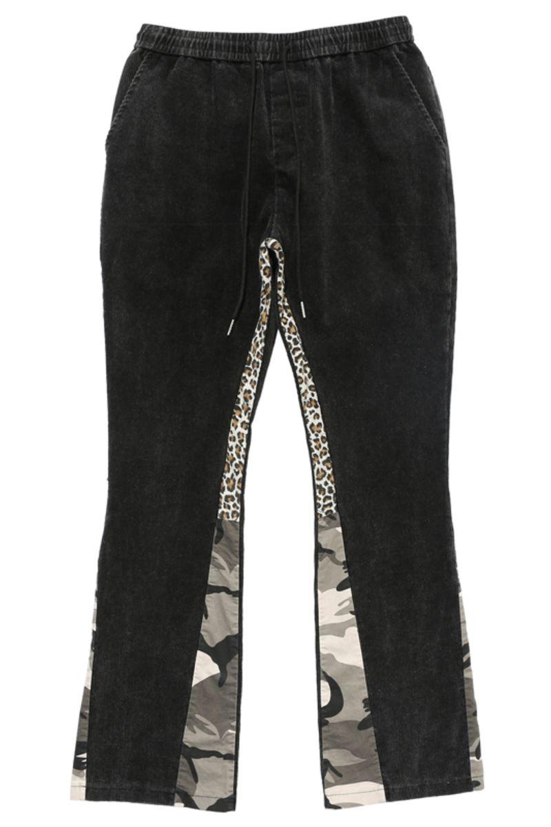 CZ Camo Corduroy Flared Trousers