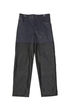 CZ Leather Two Tone Trousers