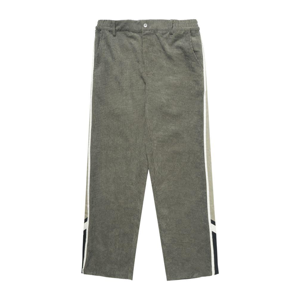 Empty Reference Gray Corduroy Stitched Trousers