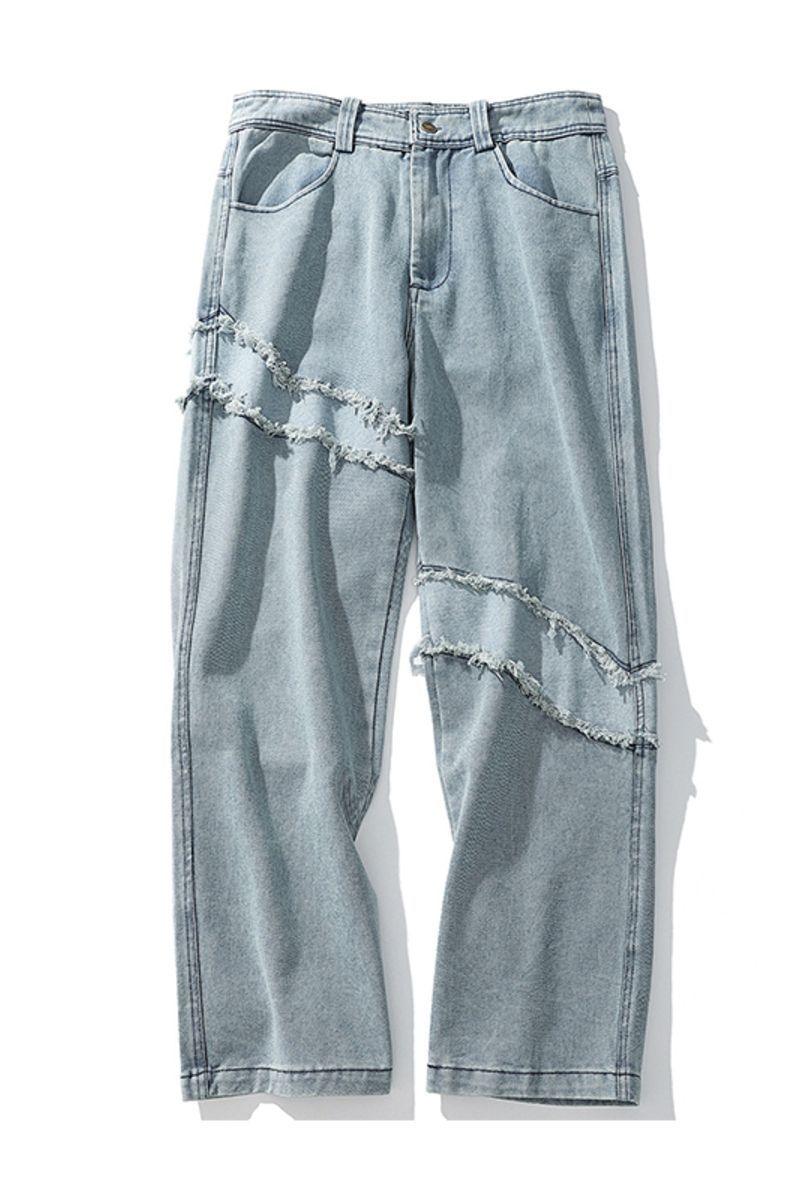 CZ Stitched Old Jeans