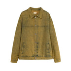 CZ Washed Yellow Jeans Jacket