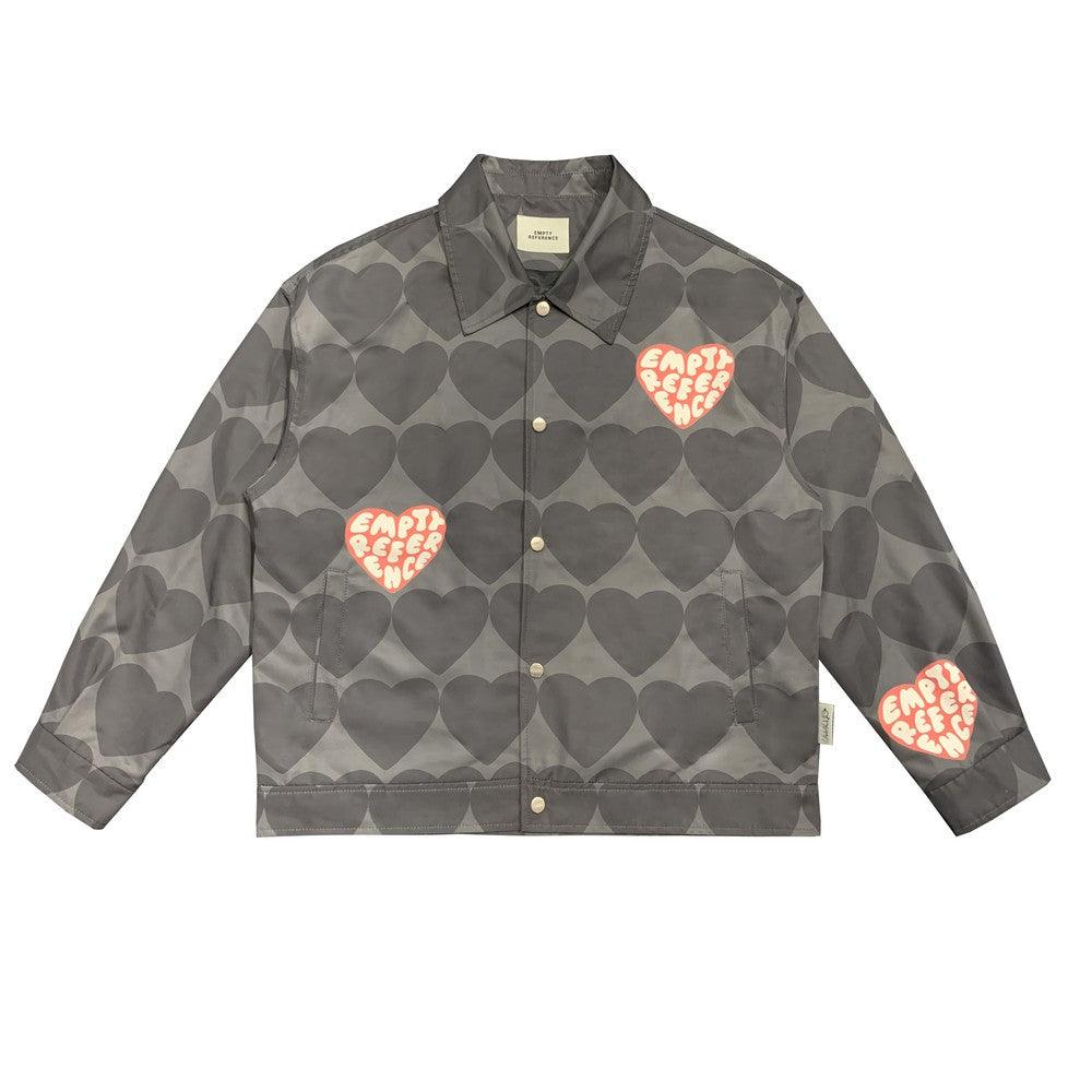 Empty Reference Love Print Down Jacket