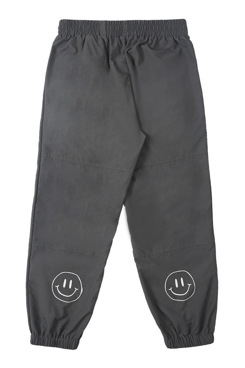 Empty Reference Smiley Logo Casual Pants