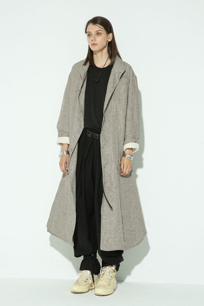 Unknown World Plaid Distressed Coat