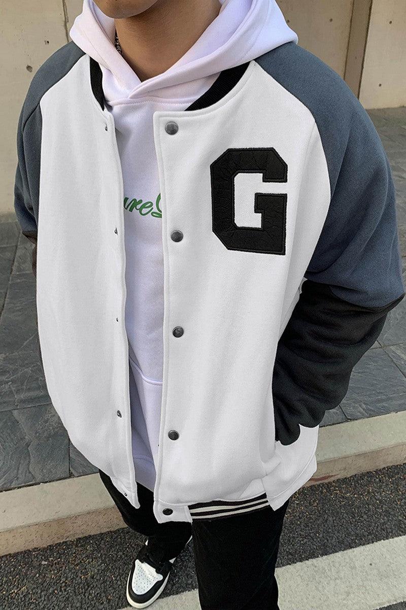 CZ Stitched Basic Varsity Jacket
