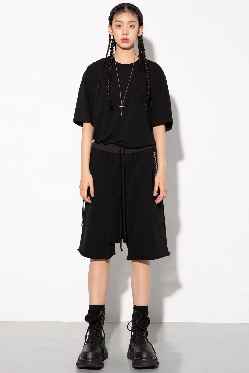 Unknown World Heavy Washed Shorts