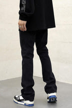 CZ Washed Flared Jeans