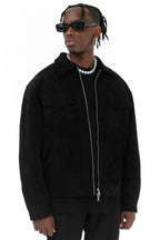 Suede Multi Pocket Jacket - EU Only