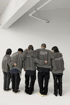 Unknown World Washed Staff Bomber Jacket