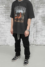 CZ Dark Horse Print Retro Tee