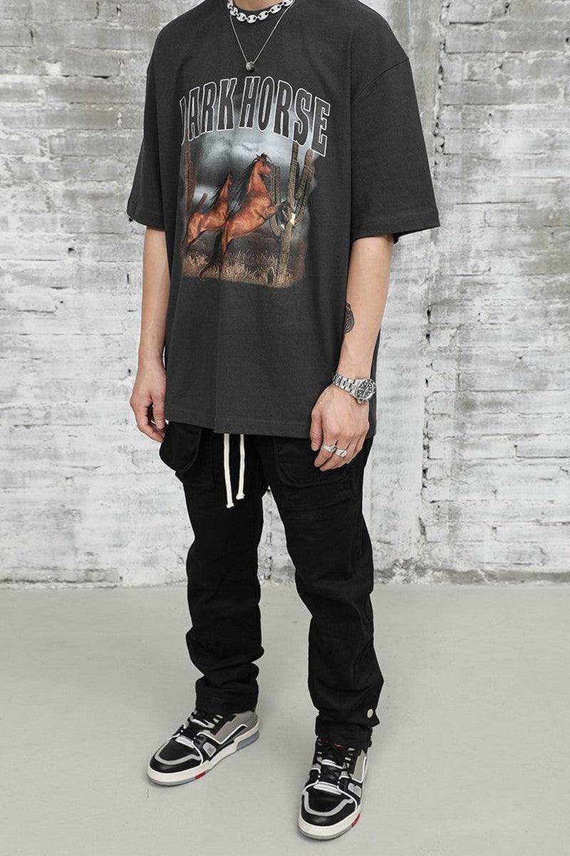CZ Dark Horse Print Retro Tee