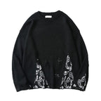 CZ Bandana Stitched Sweater