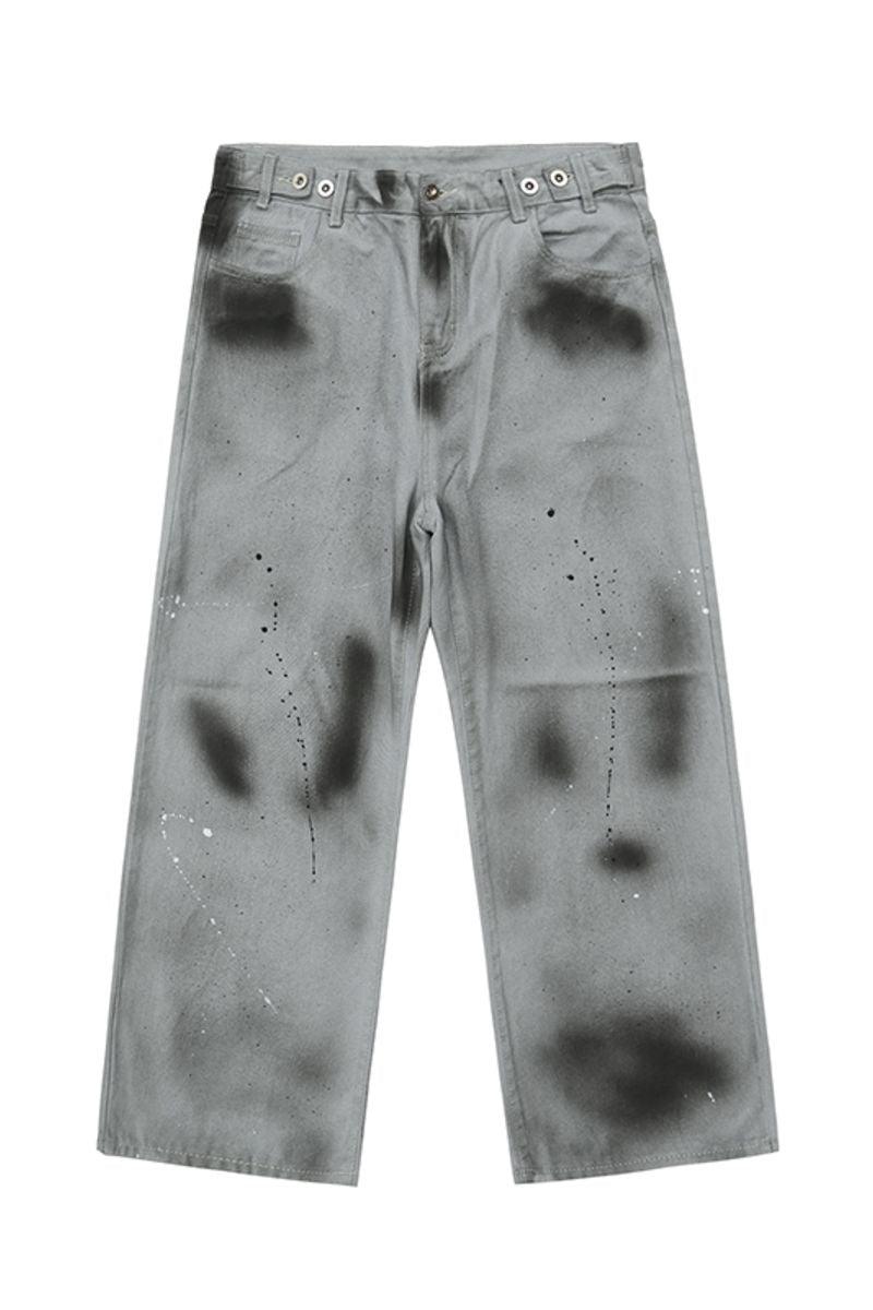 CZ Ink Washed Straight Trousers