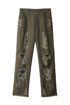CZ ED Embroidered Washed Trousers - UK Only