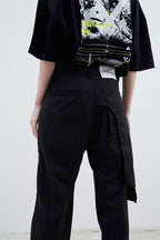 STEEPC Stitching Straight Trousers