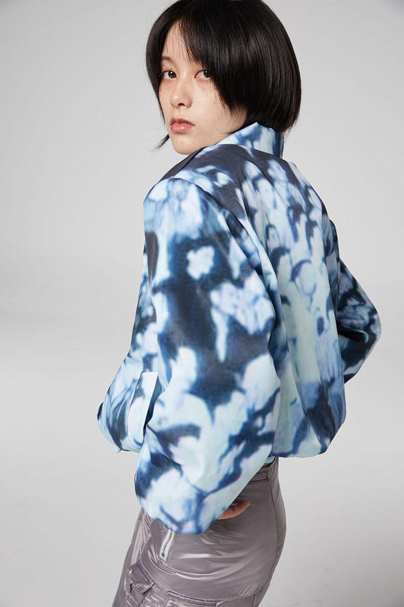 CZ Faces Printed Pilot Jacket