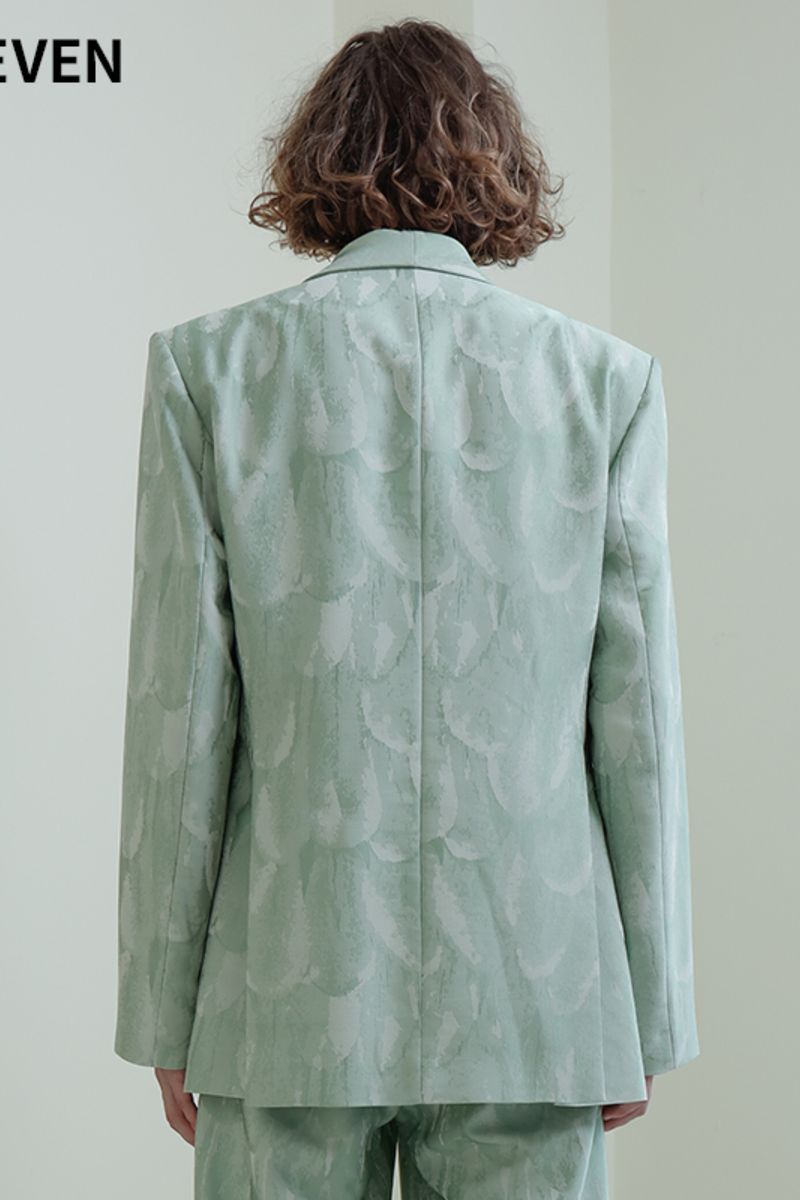 Mix7 Mint Green Suit Jacket - UK Only