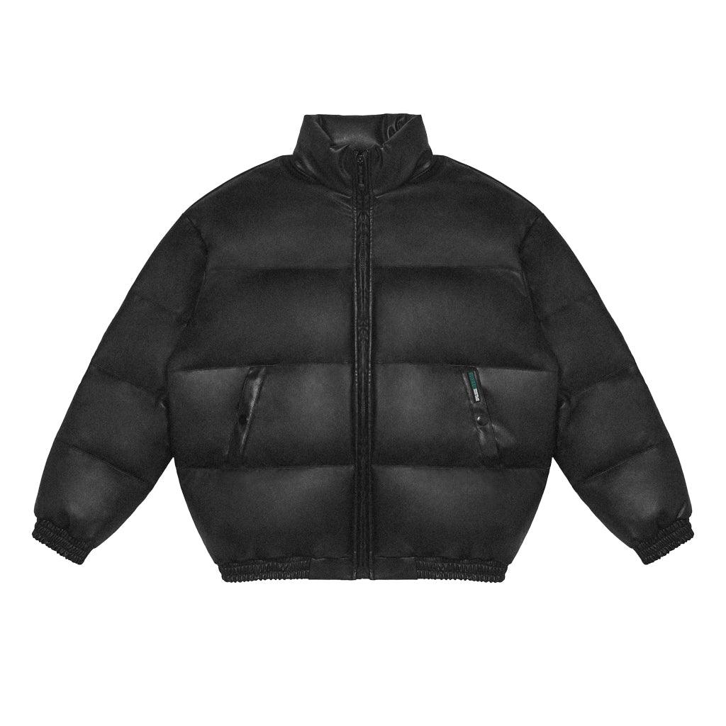 Antidote PU Leather Down Jacket