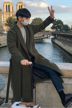 CZ Belted Woolen Coat