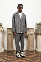 Empty Reference Thorn Print Suit Jacket