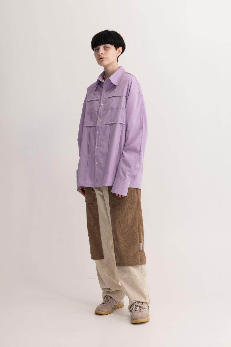 Empty Reference Folded Linear L/S Shirt