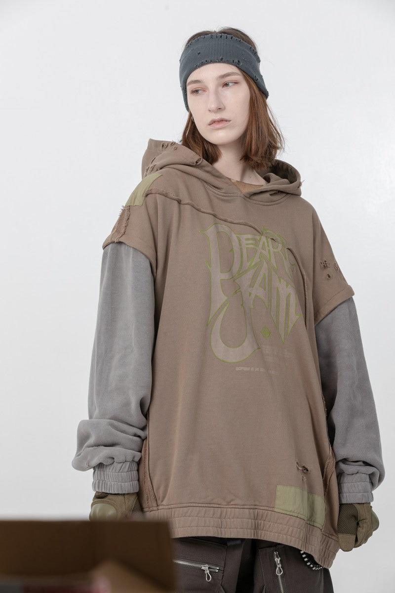 Error Code Ripped Washed Sweatshirt