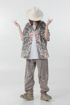 Error Code Flower Full Print Cuban Shirt