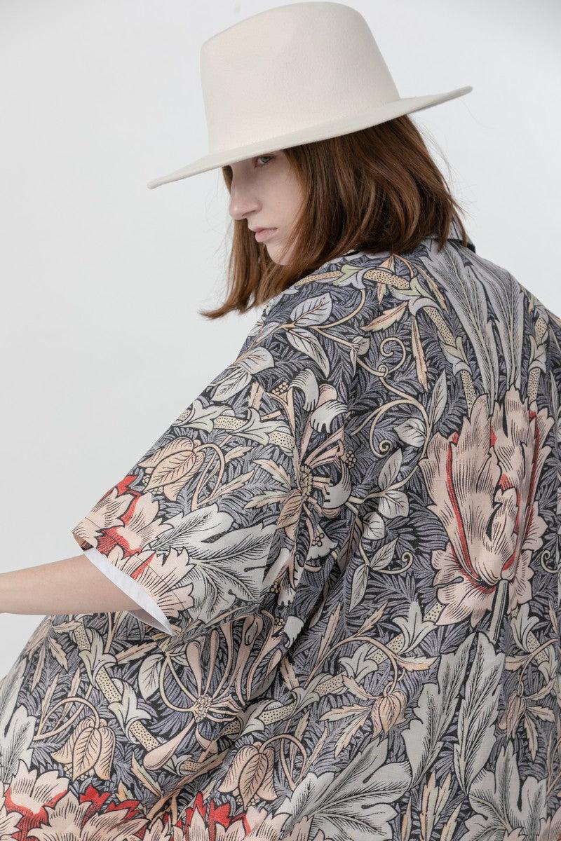 Error Code Flower Full Print Cuban Shirt