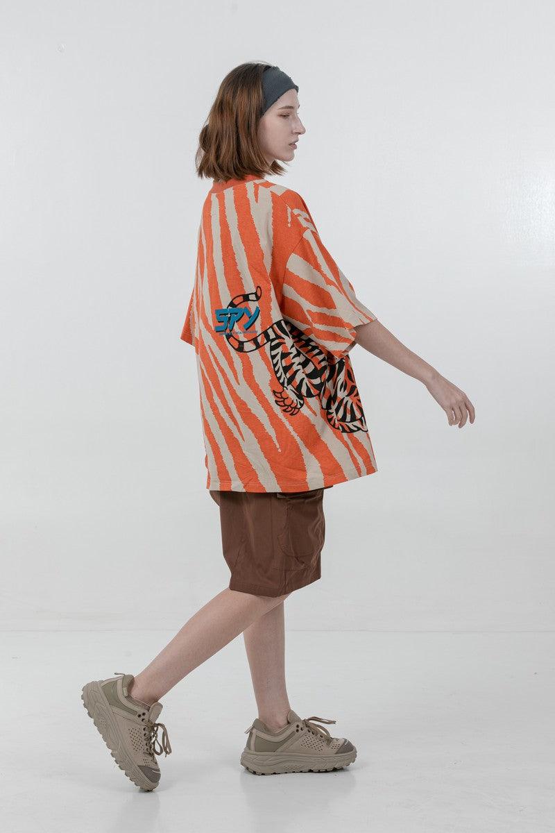 Error Code Tiger Print Tee