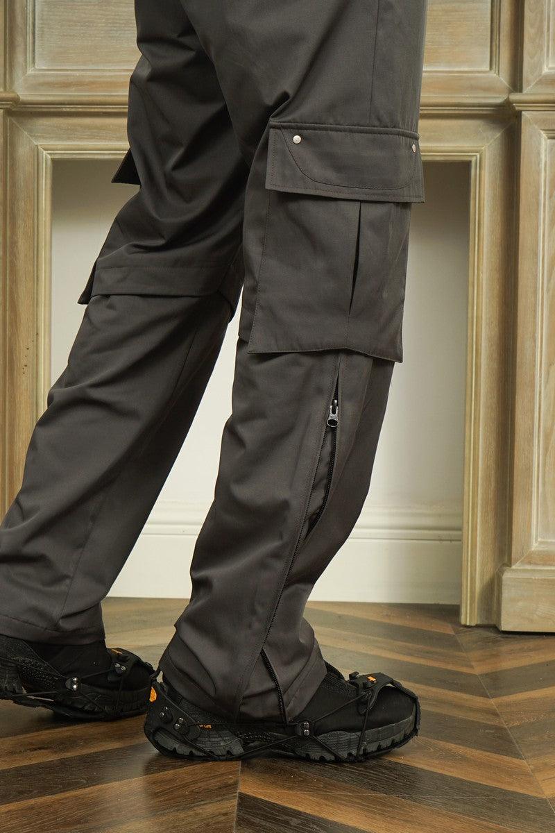 Empty Reference Casual Straight Pockets Trousers