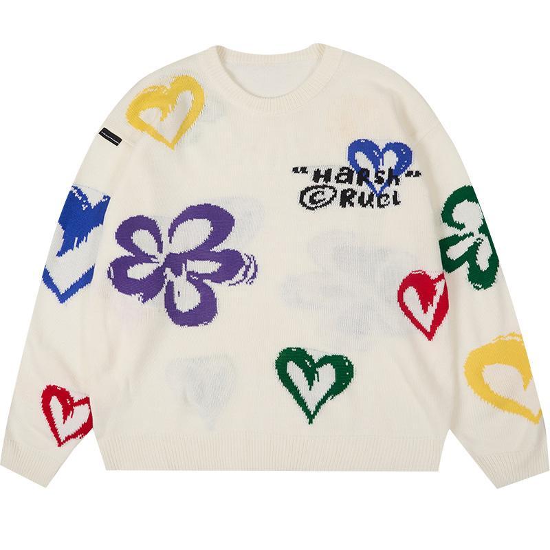H/C Spray Paint Knit Sweater - UK Only
