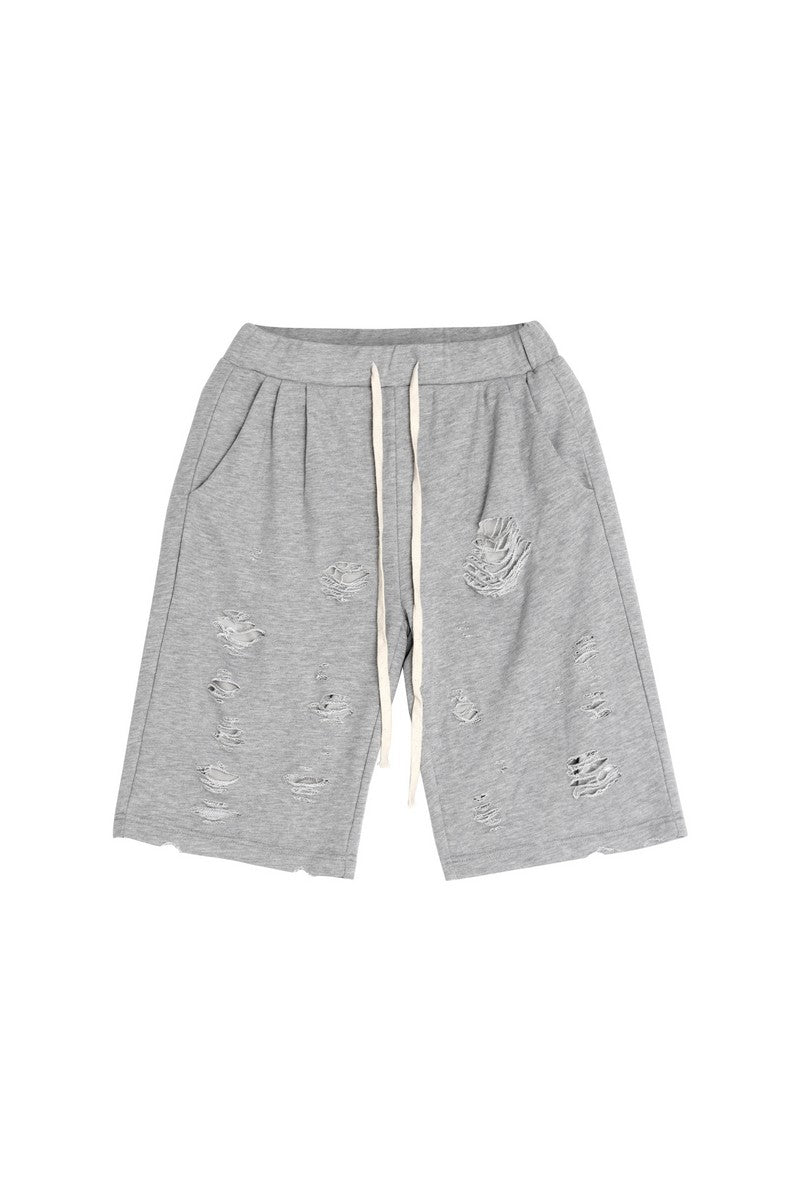 STEEPC Distressed Loose Shorts