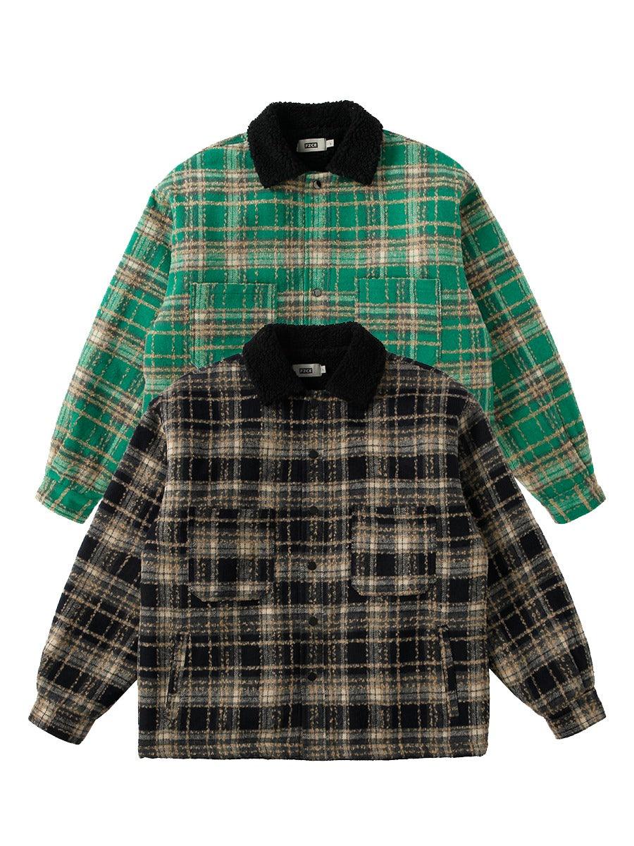 F2CE Plaid Woolen Jacket