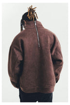 Antidote Suede Basic Zipper Jacket