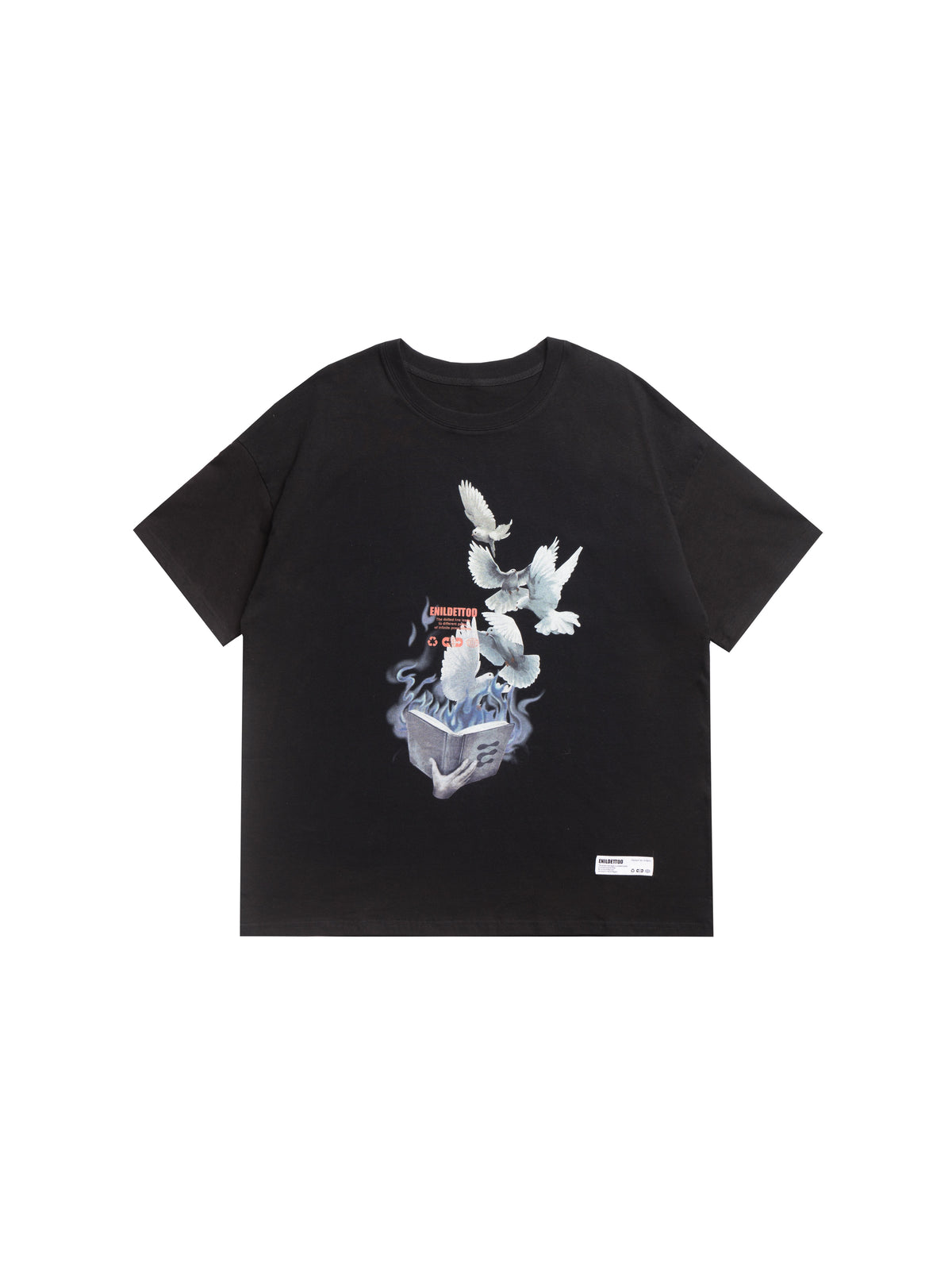 STEEPC Magic Pigeons Print Tee