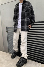 CZ Woolen Plaid Shirt