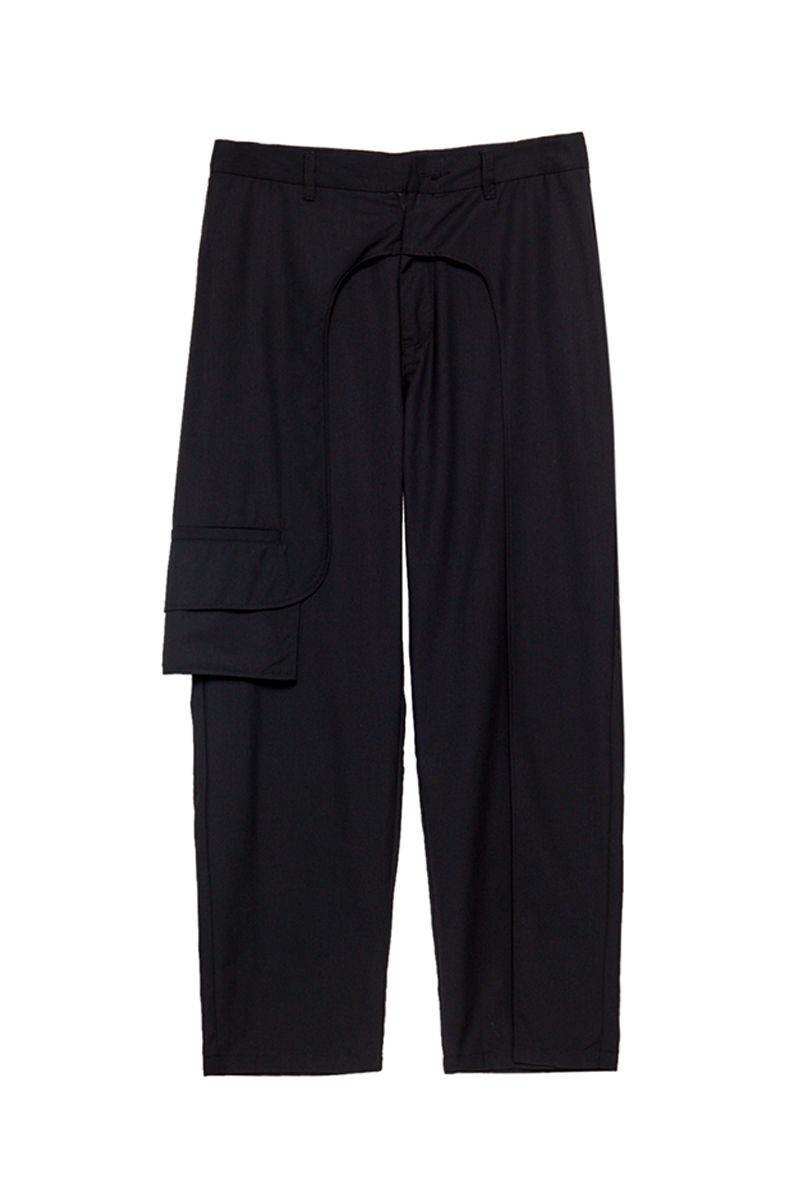 STEEPC Stitching Straight Trousers