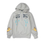 Error Code Tearing Angel Foam Print Hoodie